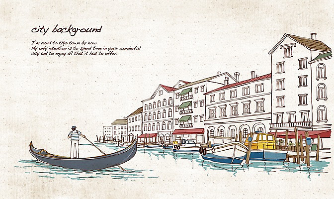 PSD 유럽 선 여행 백그라운드 일러스트 지붕 레저 휴가 거리 주택 풍경 건물 관광지 강 카페 도시 곤돌라 복고 베네치아 손그림 복잡 선박 국내일러스트 건축물 나라 컨셉 수상교통 상점 이탈리아 파일형식