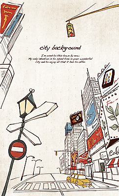 PSD 선 여행 백그라운드 가로등 일러스트 거리 주택 간판 풍경 사람없음 건물 관광지 미국 도시 표지판 횡단보도 신호등 복고 뉴욕 택시 손그림 복잡 국내일러스트 건축물 공공시설 컨셉 북아메리카 승용차 자동차 알림판 보행로 파일형식