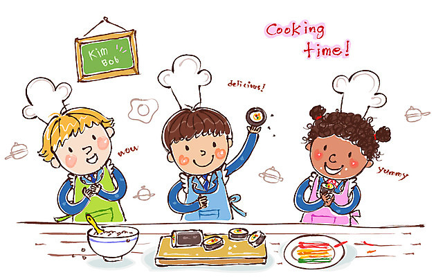 EPS 서양인 외국인 학생 그릇 접시 여자 어린이교육 교육 남자 어린이 일러스트 수업 도마 함께함 요리사모자 요리 웃음 사람 동양인 세명 주방 칠판 앞치마 사발 즐거움 김밥 다문화 주걱 다인종 어린이만 국내일러스트 모자_잡화 식기 감정 음식 컨셉 주방용품 표정 인종 요리사 사기그릇 사회이슈 파일형식 벡터