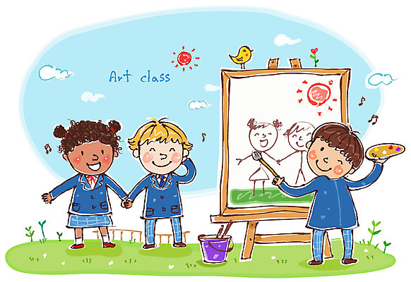 EPS 서양인 외국인 동물 구름 모델 한마리 학생 어린이교육 교육 교복 어린이 일러스트 조류 하늘 수업 함께함 미술 미소 웃음 사람 동양인 소녀 소년 세명 태양 붓 팔레트 물통 즐거움 이젤 그림 다문화 다인종 어린이만 국내일러스트 자연요소 1 옷 여자 남자 감정 컨셉 문화예술 표정 인종 미술도구 사회이슈 파일형식 벡터