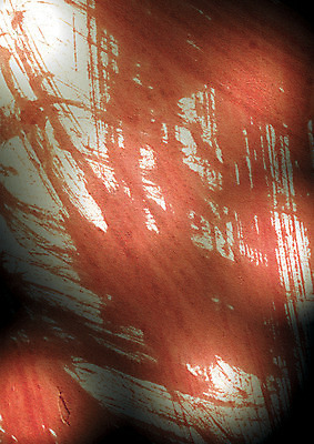 포토 JPG 벽 컬러 백그라운드 자국 표면 붓터치 벽면 그림자 사람없음 빛 담장 주황색 어둠 페인트 페인트칠 거친 흔적 시멘트벽 스크래치 국내포토 페인팅 파일형식