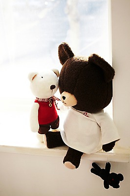 포토 JPG 인형 창문 실내 사람없음 장식 인테리어 곰인형 창가 오브젝트 국내포토 디자인 내부 파일형식