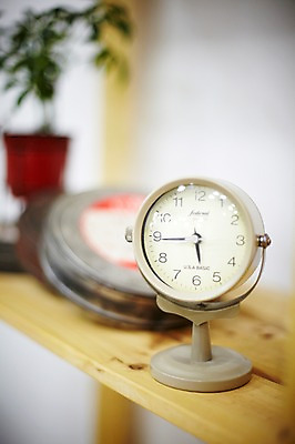 포토 JPG 식물 화분 화초 시계 선반 실내 사람없음 장식 인테리어 오브젝트 탁상시계 국내포토 디자인 가구 내부 파일형식