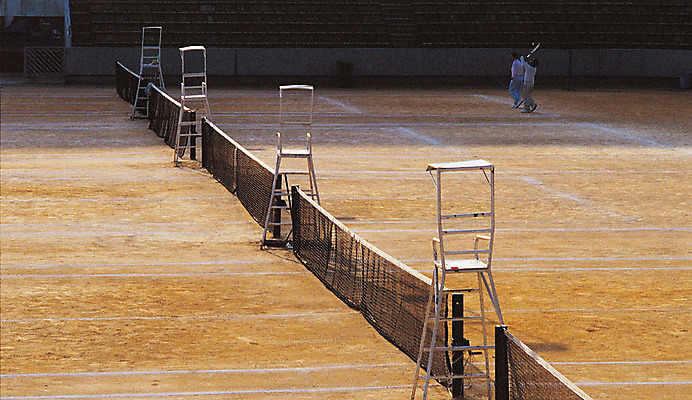 포토 JPG 주간 라이프스타일 스포츠 스포츠시설 레저 건강 경기 야외 두명 운동 경기장 원근감 테니스 네트 테니스장 생활체육 레저시설 국내포토 자연요소 뷰포인트 사람 생활 구기 시설 파일형식