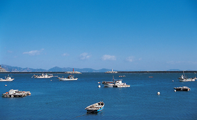 포토 JPG 주간 구름 바다 컬러 수상교통 하늘 한국 풍경 사람없음 야외 파란색 흰색 어선 정박 어촌 여러대 선박 국내포토 자연요소 아시아 교통수단 다수 배_교통 시골 파일형식