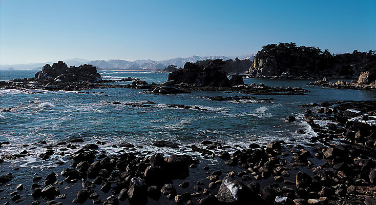 포토 JPG 나무 식물 파도 바다 컬러 자연 하늘 한국 풍경 사람없음 야외 관광지 강 돌_바위 바위 경상도 경상남도 거제 해금강 국내포토 아시아 여행 생태계 파일형식