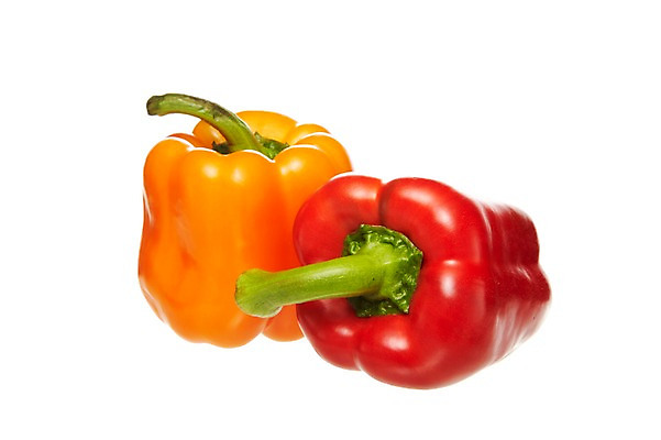 포토 JPG 스튜디오촬영 음식 채소 식재료 파프리카 실내 사람없음 빨간색 농작물 노란색 두개 국내포토 컬러 2 농업 내부 파일형식