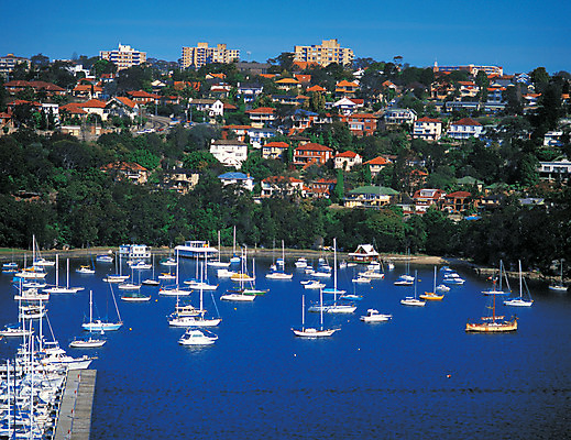 포토 JPG 주간 해외풍경 해외 건축물 바다 수상교통 주택 풍경 해변 사람없음 야외 건물 도시풍경 항구 도시 호주 정박 해안도시 시드니 여러척 선박 국내포토 자연요소 건축 교통수단 다수 배_교통 교통시설 오세아니아 파일형식