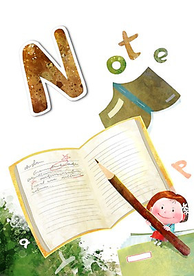 PSD 문자 알파벳 어린이교육 교육 어린이 백그라운드 일러스트 문구용품 학용품 한명 사람 소녀 단어 연필 공책 기록 N 글자공부 글자배경 여자만 여자한명만 어린이만 소녀만 소녀한명만 국내일러스트 1 영어 여자 필기구 오브젝트 파일형식