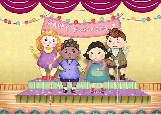 PSD 서양인 외국인 라이프스타일 배너템플릿 어린이교육 교육 어린이라이프 어린이 흑인 일러스트 노래 함께함 미소 웃음 사람 동양인 소녀 소년 여러명 10대 공연 무대 현수막 즐거움 다문화 다인종 합창 소통 학예회 십대만 국내일러스트 템플릿 배너 여자 남자 감정 음악 다수 컨셉 청소년 표정 인종 이벤트 생활 사회이슈 발표회 파일형식