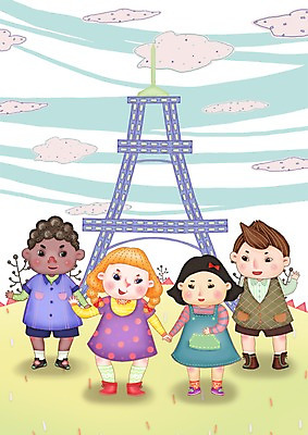 PSD 서양인 외국인 구름 라이프스타일 어린이교육 교육 어린이라이프 어린이 여행 흑인 일러스트 함께함 미소 웃음 사람 동양인 소녀 소년 여러명 10대 소풍 프랑스 에펠탑 즐거움 다문화 다인종 소통 십대만 국내일러스트 자연요소 여자 남자 감정 유럽 다수 컨셉 청소년 표정 인종 생활 야외활동 사회이슈 파리 랜드마크 파일형식