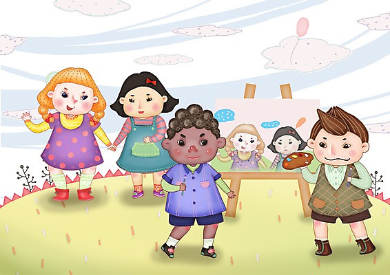 PSD 서양인 외국인 구름 라이프스타일 어린이교육 교육 어린이라이프 어린이 흑인 일러스트 수채화 함께함 미술 미소 웃음 사람 동양인 소녀 소년 여러명 10대 소풍 물감 그리기 팔레트 즐거움 다문화 캔버스 다인종 소통 유화 십대만 국내일러스트 자연요소 여자 남자 감정 다수 컨셉 모션 청소년 문화예술 표정 인종 생활 야외활동 미술도구 사회이슈 파일형식