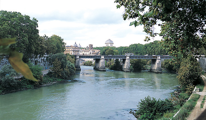 포토 JPG 주간 나무 식물 해외풍경 해외 시설물 건축물 유럽 유럽풍경 파노라마 풍경 사람없음 야외 건물 강 도시풍경 이탈리아 도시 로마 상쾌 테베레강 가교 국내포토 자연요소 건축 감정 나라 촬영기법 파일형식