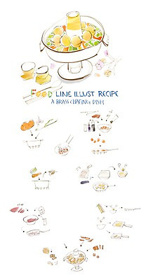 PSD 음식 라인일러스트 일러스트 식재료 페인터 양파 사람없음 계란 당근 흐름 소고기 프라이팬 냄비 무 간장 소금 레시피 과정 대파 소간 신선로 참기름 믹싱볼 국내일러스트 그릇 컨셉 채소 페인팅 주방용품 뿌리채소 육류 알 양념 기름_음식 솥 파 파일형식