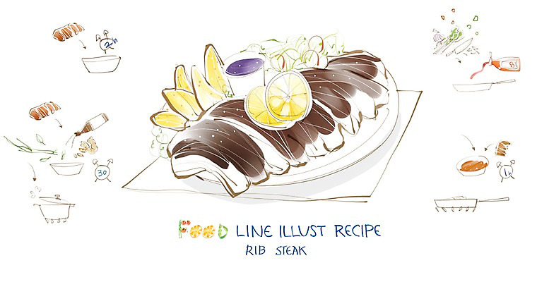 PSD 음식 라인일러스트 일러스트 식재료 페인터 양파 마늘 사람없음 와인 흐름 프라이팬 냄비 레시피 과정 대파 립스테이크 쪽갈비 믹싱볼 국내일러스트 그릇 컨셉 채소 페인팅 주방용품 주류 스테이크 솥 갈비 파 파일형식