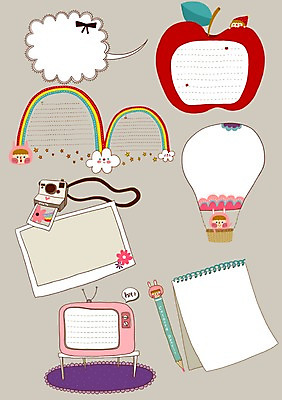 PSD 무지개 말풍선 일러스트 색연필 프레임 틀 사람없음 카메라 공책 텔레비전 열기구 사과 연습장 폴라로이드 기념사진 국내일러스트 자연요소 과일 항공교통 문구용품 학용품 전자제품 파일형식