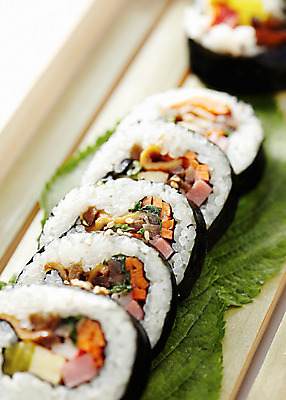 포토 JPG 스튜디오촬영 한국문화 한식 음식 실내 사람없음 분식 김밥 깻잎 국내포토 동양문화 채소 한국 내부 파일형식