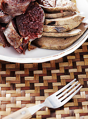 포토 JPG 스튜디오촬영 한국문화 한식 음식 포크 디저트 실내 사람없음 분식 간 순대 국내포토 동양문화 식기 한국 내부 장기_의학 파일형식