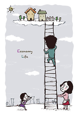 EPS 나무 구름 여자 남자 어린이 40대 일러스트 사다리 가정 가족 조류 엄마 주택 웃음 사람 건물 세명 30대 금융 경제 부모 태양 자녀 아빠 재테크 가정경제 국내일러스트 자연요소 식물 동물 건축물 중년 관계 표정 장년 도구 파일형식 벡터