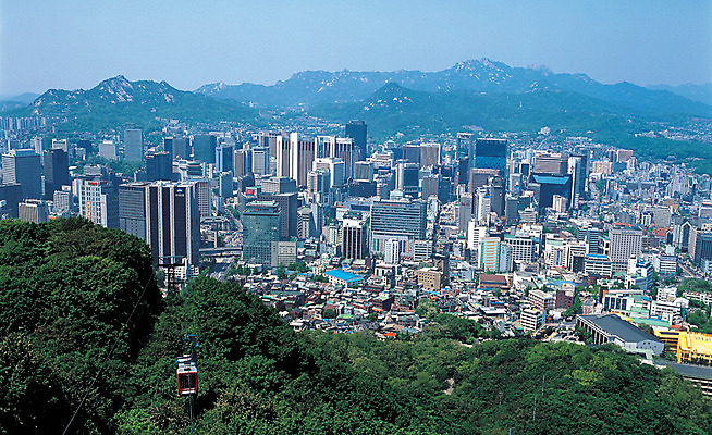 포토 JPG 주간 건축물 현대건축 산 서울 한국 풍경 사람없음 야외 건물 하이앵글 도시풍경 고층빌딩 도시 도심 숲 케이블카 국내포토 자연요소 건축 아시아 뷰포인트 빌딩 파일형식