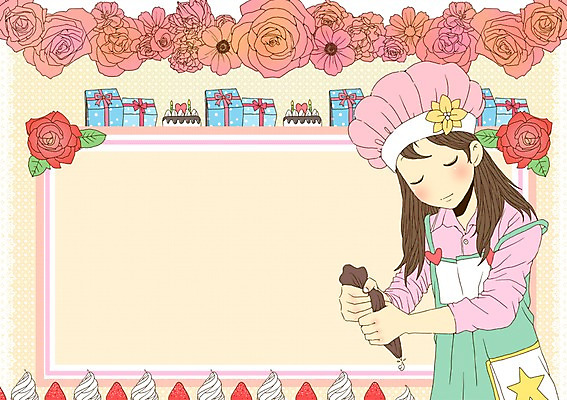 PSD 템플릿 여자 카드템플릿 발렌타인데이 선물 한명 미소 웃음 사람 20대 장미 쿠키 케이크 요리사 생크림 제빵 여자만 여자한명만 성인여자만 청년만 청년여자만 성인한명만 청년여자한명만 성인여자한명만 성인만 이미지템플릿 카드프레임 직업 1 꽃 데이이벤트 디저트 카드_감사 프레임 표정 청년 제과제빵 크림 파일형식