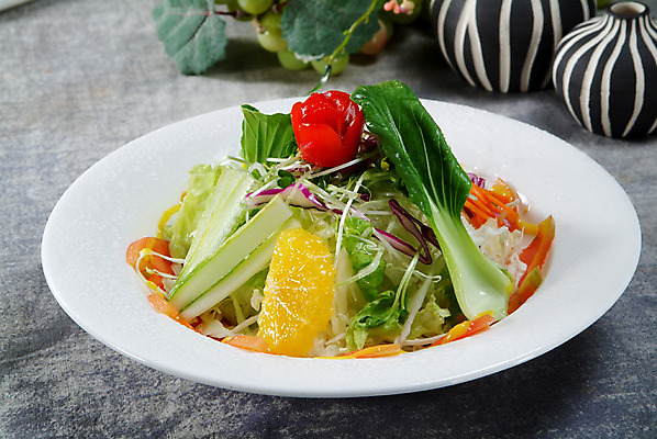 포토 JPG 스튜디오촬영 그릇 접시 음식 오렌지 실내 요리 사람없음 당근 샐러드 양상추 청경채 양상추샐러드 국내포토 식기 채소 과일 뿌리채소 내부 파일형식