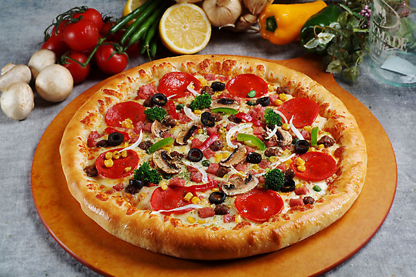 포토 JPG 스튜디오촬영 접시 음식 방울토마토 피망 피자 실내 요리 사람없음 레몬 양송이 콤비네이션피자 국내포토 식기 토마토 채소 과일 패스트푸드 서양음식 내부 버섯 파일형식