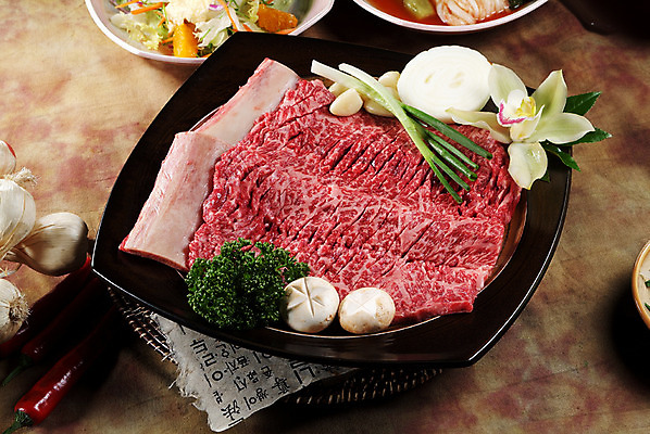 포토 JPG 스튜디오촬영 그릇 접시 꽃 고추 실내 파슬리 마늘 생고기 사람없음 샐러드 소고기 홍고추 갈비 양송이 파 소갈비 갈색배경 국내포토 식물 식기 음식 백그라운드 채소 육류 내부 갈색 버섯 파일형식