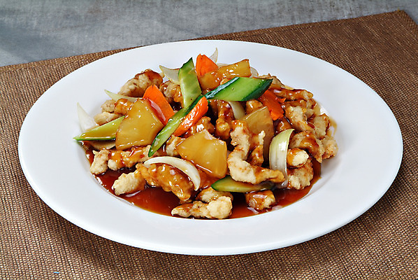 포토 JPG 스튜디오촬영 그릇 접시 음식 양파 오이 중국문화 실내 요리 사람없음 중식 당근 받침대 파인애플 탕수육 국내포토 동양문화 식기 외국문화 채소 과일 뿌리채소 내부 열대과일 파일형식