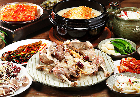 포토 JPG 스튜디오촬영 한국문화 그릇 접시 한식 음식 고추 김치 실내 마늘 요리 사람없음 닭고기 인삼 받침대 뚝배기 대추 배추김치 보양식 풋고추 백김치 동치미 갓김치 고추절임 누룽지 누룽지백숙 몸보신 무김치 백숙 국내포토 동양문화 식기 채소 한국 육류 내부 삼 보신 절임 파일형식