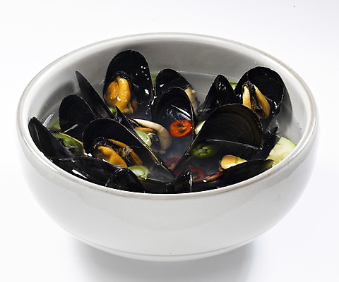 포토 JPG 스튜디오촬영 그릇 한식 음식 실내 요리 사람없음 안주 홍합 홍합탕 국내포토 식기 어패류 내부 탕 파일형식