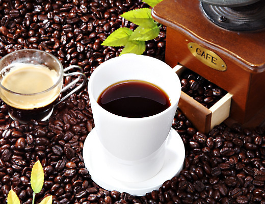 포토 JPG 스튜디오촬영 그릇 커피 음료 음식 잎 잔 실내 사람없음 원두 커피잔 찻잔 원두커피 아메리카노 블랙커피 국내포토 식물 식기 내부 파일형식