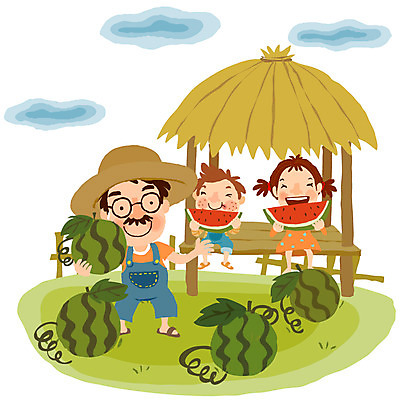 EPS 라이프스타일 남자 행복 어린이 밭 과일 일러스트 가족 여름음식 수박 함께함 남매 미소 웃음 사람 소녀 소년 라이프 세명 여름 화목 자녀 아빠 즐거움 원두막 수박밭 제철음식 제철과일 국내일러스트 계절 여자 감정 음식 컨셉 농업 관계 표정 생활 제철 파일형식 벡터 여름_계절