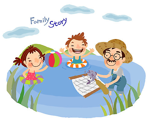 EPS 라이프스타일 남자 수영복 행복 어린이 일러스트 가족 물놀이 함께함 남매 미소 웃음 사람 소녀 소년 라이프 세명 강 화목 자녀 그물 개울 아빠 숲 즐거움 튜브 물고기잡이 국내일러스트 옷 여자 감정 컨셉 관계 놀이 표정 어업 생활 파일형식 벡터