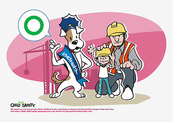 EPS 동물 캐릭터 남자 어린이 일러스트 노동자 안전 사람 소년 두명 건설현장 인사 강아지 안전모 사회이슈 예방 생활안전 안전수칙 개캐릭터 안전수칙캐릭터 남자만 어린이만 소년만 일러캐릭터 직업 동물캐릭터 컨셉 건설업 반려동물 예절 개 헬멧 안전장비 파일형식 벡터