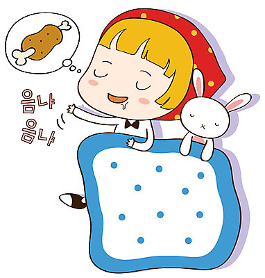 EPS 동물 캐릭터 한마리 라이프스타일 여자 음식 스티커 일러스트 청소년캐릭터 육류 한명 사람 일상 라이프 생활 반려동물 닭고기 꿈 이불 토끼 잠 수면 토리 토리와토실이 토실 여자만 여자한명만 일러캐릭터 1 인물캐릭터 식재료 포유류 침구 청소년 물 파일형식 벡터