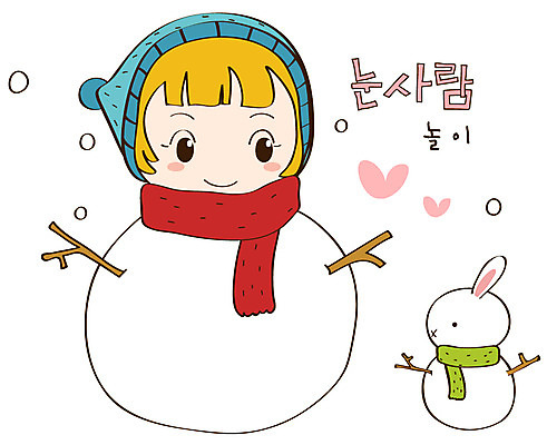 EPS 동물 캐릭터 한마리 라이프스타일 여자 스티커 겨울 일러스트 눈사람 놀이 청소년캐릭터 한명 미소 웃음 사람 일상 라이프 생활 반려동물 목도리 하트 눈 토끼 토리 토리와토실이 토실 여자만 여자한명만 일러캐릭터 자연요소 모양 1 잡화 계절 인물캐릭터 포유류 청소년 날씨 표정 파일형식 벡터