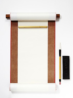 포토 JPG 스튜디오촬영 한국문화 한국전통 전통 종이 서예 전통소품 한국 사람없음 붓 먹 오브젝트 족자 서예용품 국내포토 동양문화 아시아 문구용품 실내 파일형식