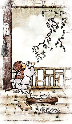 PSD 나무 종교 여유 어린이 불교 일러스트 초 하늘 한명 사람 소년 믿음 부처님오신날 찻잔 정자 동자승 처마 봇짐 불교서적 남자만 남자한명만 어린이만 소년만 소년한명만 국내일러스트 식물 1 건축물 기념일 남자 감정 잔 책 승려 파일형식