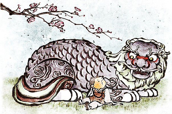 PSD 동물 한마리 종교 여유 어린이 불교 일러스트 꽃나무 한명 사람 소년 잔디 믿음 부처님오신날 동자승 해태 남자만 남자한명만 어린이만 소년만 소년한명만 국내일러스트 나무 식물 1 기념일 남자 꽃 감정 승려 파일형식