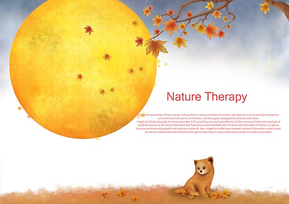 PSD 동물 한마리 사계절 계절 백그라운드 단풍 일러스트 자연 사람없음 반려동물 보름달 달 가을 강아지 가을배경 국내일러스트 자연요소 1 잎 개 생태계 파일형식 가을_계절