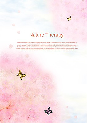 PSD 나무 사계절 계절 꽃 분홍색 나비 곤충 백그라운드 일러스트 자연 세마리 사람없음 봄 벚꽃 벚나무 봄배경 국내일러스트 식물 동물 컬러 3 생태계 파일형식