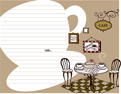 EPS 선 액자 백그라운드 의자 라인일러스트 일러스트 탁자 사람없음 케이크 공책 카페 팻말 식탁보 커피잔 라인아트 줄노트 국내일러스트 커피 가구 문구용품 디저트 잔 프레임 상점 파일형식 벡터