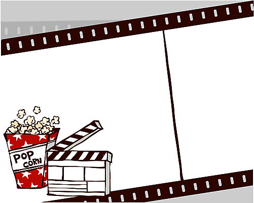 EPS 백그라운드 라인일러스트 일러스트 디저트 사람없음 클래퍼보드 영화관 필름 라인아트 영화 팝콘 국내일러스트 선 음식 문화예술 극장 파일형식 벡터