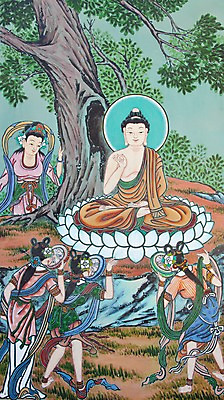 포토 JPG 종교 문화 불교 미술 유혹 그림 부처 과거 탱화 불교미술 마왕녀 싯다르타 국내포토 컨셉 문화예술 파일형식