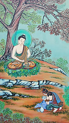 포토 JPG 종교 문화 불교 미술 그림 부처 과거 탱화 불교미술 공양 수자타 국내포토 컨셉 문화예술 파일형식