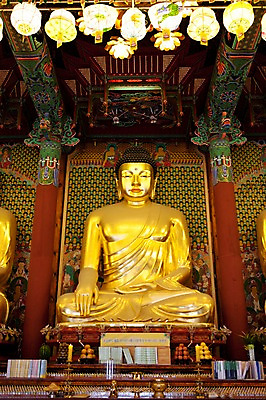 포토 JPG 종교 불교 실내 사람없음 부처님오신날 사찰 불상 부처 금불상 조계사 국내포토 기념일 종교건축 내부 종로 파일형식