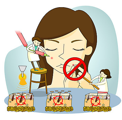 EPS 여자 남자 얼굴 일러스트 의학 건강 미소 웃음 사람 20대 치료 세명 30대 건강관리 간호사 의사 도움 보호 질병 피부 질병관리 여드름 레이저치료 모공 피부과 피지 성인만 국내일러스트 컨셉 표정 병원 관리 청년 신체부위 장년 의료진 파일형식 벡터