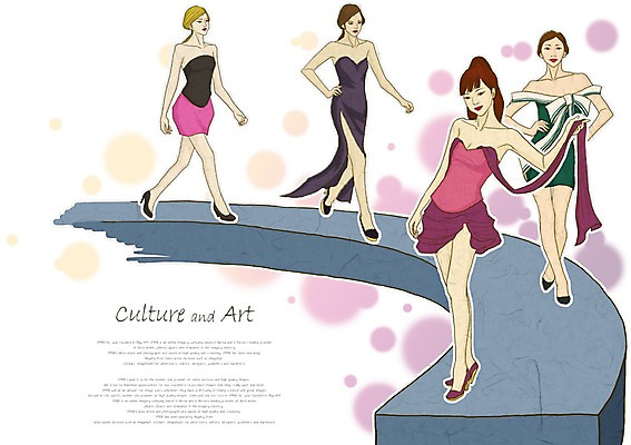 PSD 모델 디자인 옷 여자 패션 문화 예술 일러스트 문화예술 사람 여러명 10대 즐거움 워킹 여자만 십대만 십대여자만 국내일러스트 감정 다수 청소년 파일형식