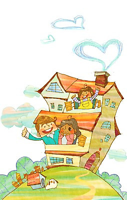 PSD 동물 한마리 여자 남자 행복 어린이 일러스트 가족 주택 함께함 굴뚝 사랑 미소 웃음 사람 소년 건물 세명 반려동물 부모 자녀 하트 강아지 즐거움 다문화 다문화사회 다문화가정 소통 어린이만 국내일러스트 모양 1 건축물 감정 컨셉 관계 표정 사회_공동체 개 사회이슈 파일형식